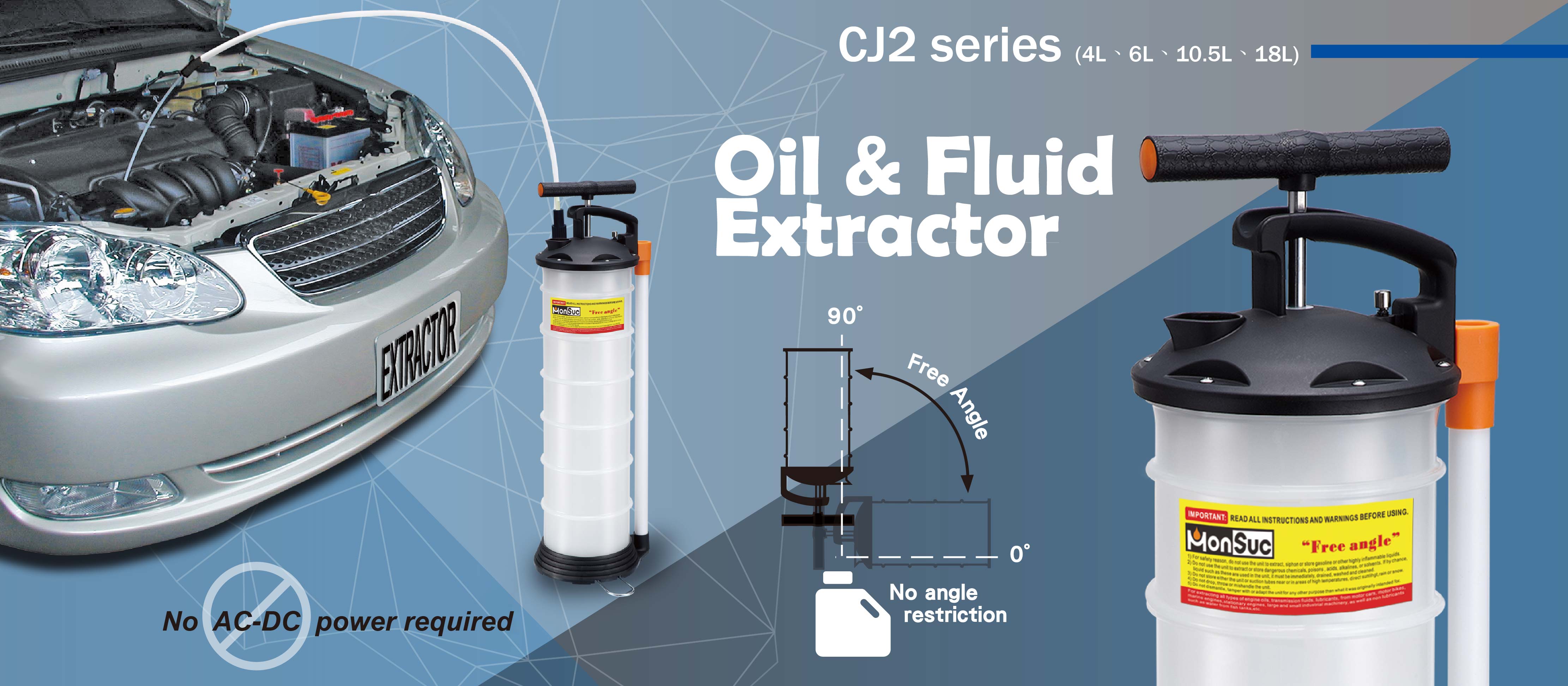 CHUAN JIING, Oil and Fluid Extractors